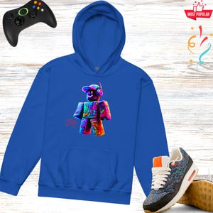 Roblox hoodie, Youth heavy blend hoodie, Roblox Sweatshirt, Roblox Merch, Roblox Pullover, Kids Roblox Hoodie, Kids Gift, Roblox Party