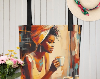 Black Girl Tote Bag, African American Tote Bag, Tote for Black Women, Melanin Magic, Melanin Queens, Black Queen, Travel bag, Afrocentric