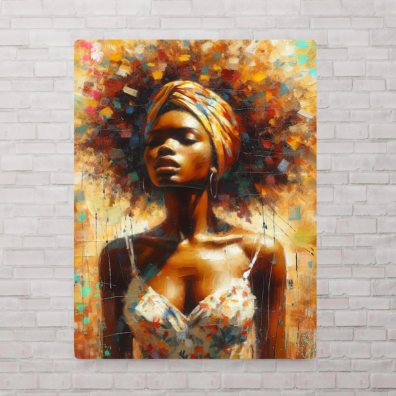 Black woman Poster, Black Art Print, Black girl wall art, Black girl Poster, Black woman wall art, African woman art, Melanin Art, Afro Art