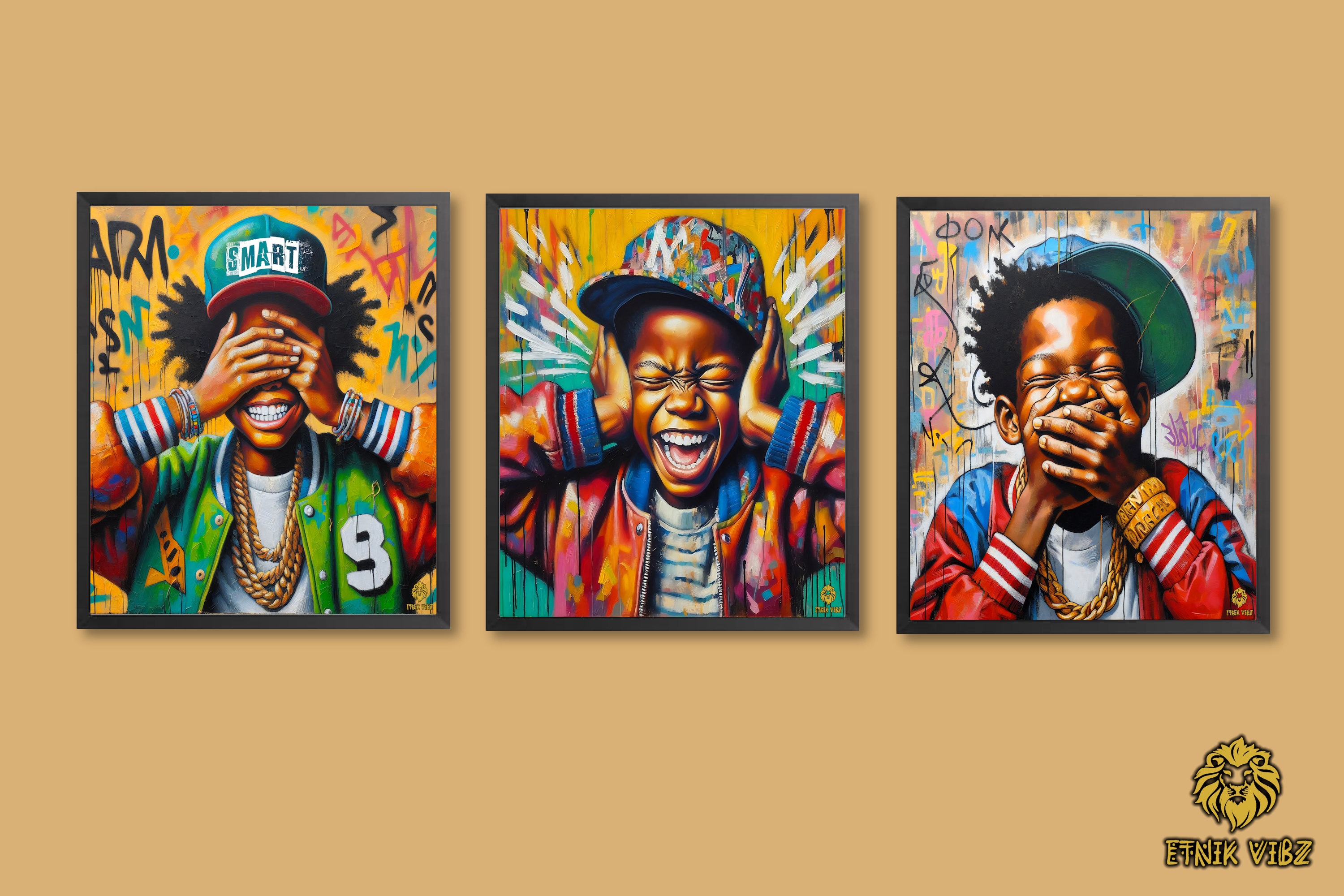 Black Boy Matter, Black Boy Joy Wall Art, Instant Download, Set of