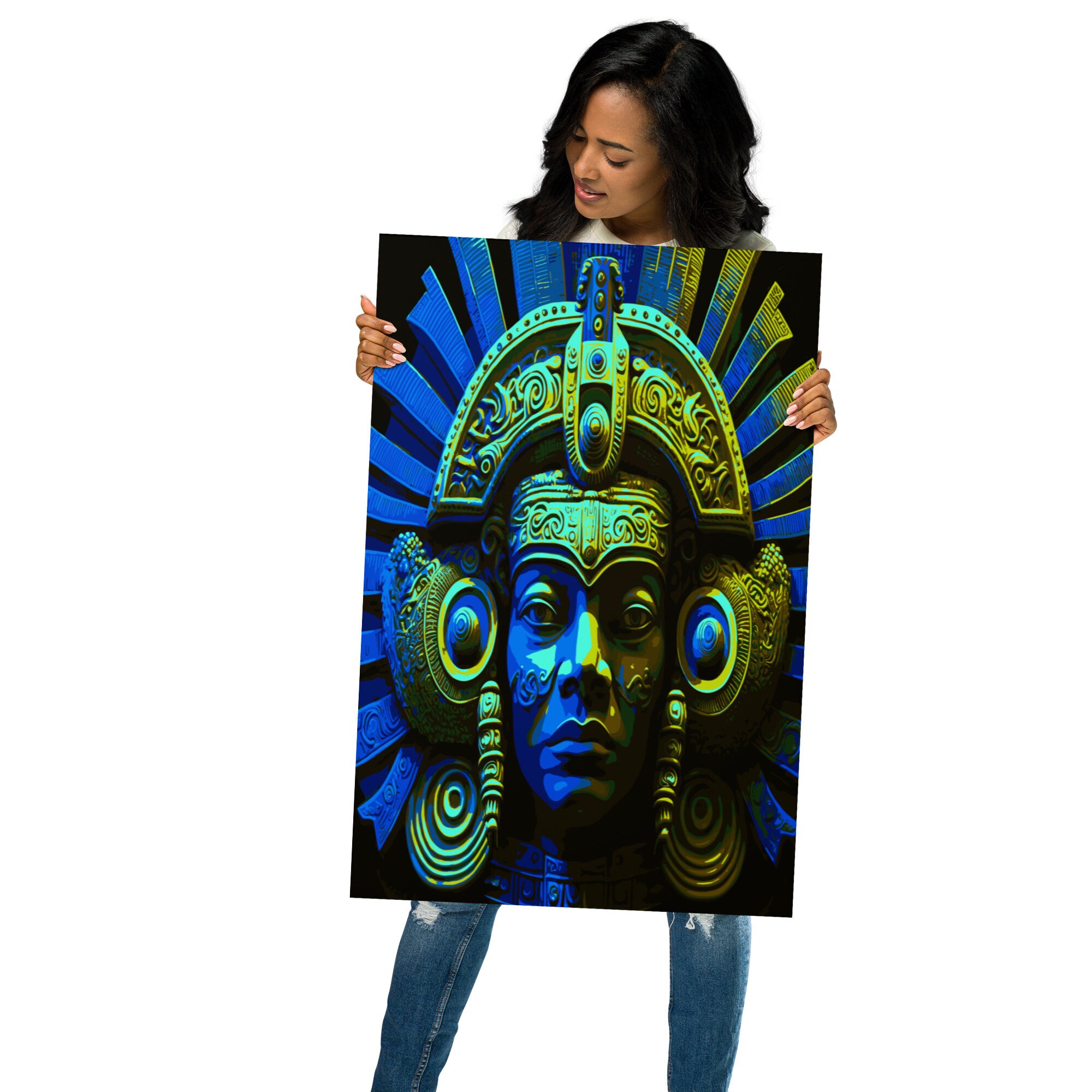 Mayan Wall Art Mayan and Aztec Culture Poster Mesoamerican Etsy