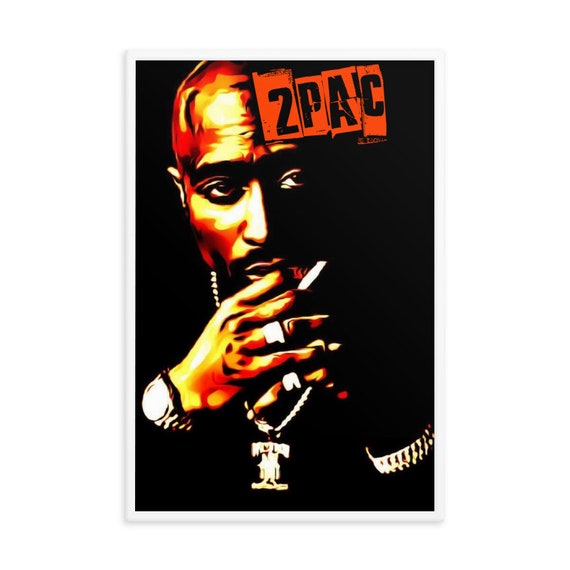 2PAC Framed Poster: Hip Hop Legend Tupac Shakur Art Print - Etsy