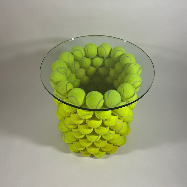 Pryzwansky Design Tennis Ball Table One of a Kind Side Table Etsy
