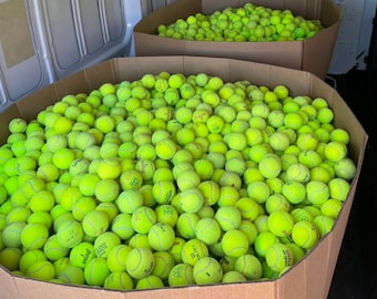 Recycled Tennis Balls for Dogs: Classroom Chairs, Bulk Tennis Balls for Dogs to Fetch, Real Recycled Durable Tennis Balls