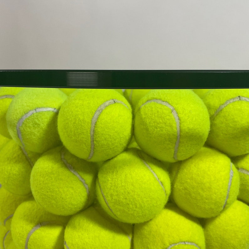 Pryzwansky Design Tennis Ball Table One of a Kind Side Table, Upcycled