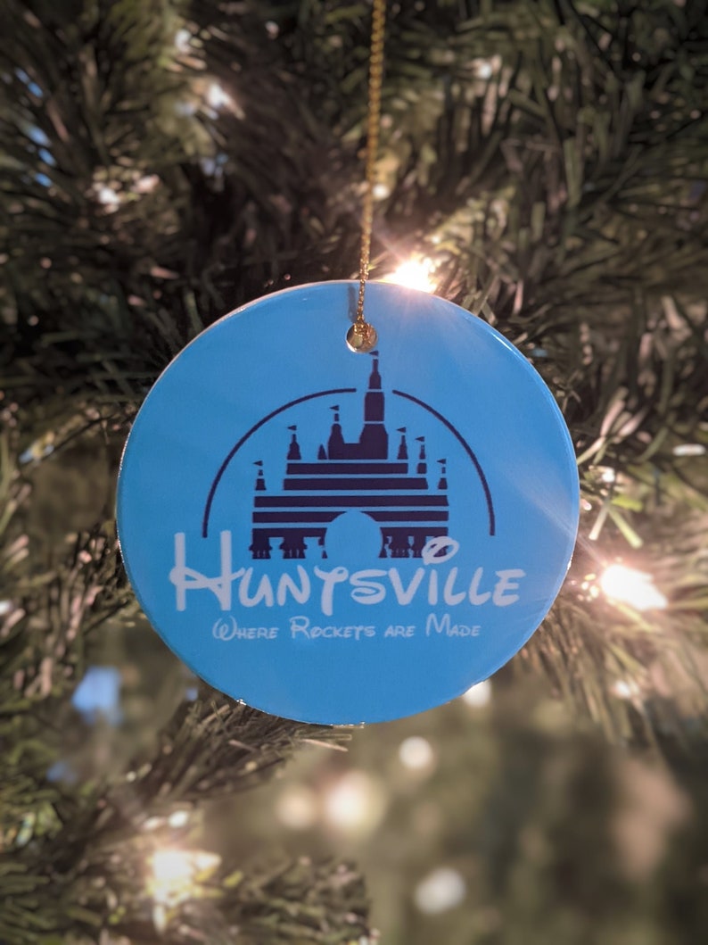 Ceramic Ornament Home is Where the Rocket is Huntsville - Etsy