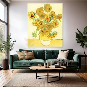 Canvas Wall Art Decor Painting Vincent Van Gogh Sunflower Painting Canvas Wall Art Home Decor Impressionism Art Famous Painting
