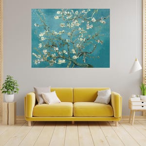 Leinwand Wand Kunst Dekor Gemälde Vincent Van Gogh Mandelblüten Malerei Bereit zum Aufhängen Wohnzimmer Schlafzimmer Dekor Weihnachtsgeschenk
