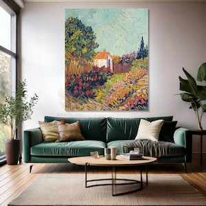 Canvas Wall Art Decor Painting Vincent Van Gogh Spring Landscape Painting Canvas Wall Art Home Decor Impressionism Art Famous Painting