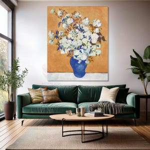 Canvas Wall Art Decor Painting Vincent Van Gogh Roses Painting Canvas Wall Art Living Room Bedroom Decor Housewarming Gift Van Gogh Painting