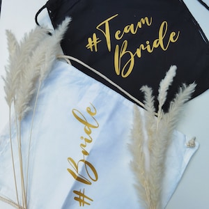 JGA Junggesellinenabschied Rucksack Gymsack Braut Team Braut Team Bride Bride Hochzeit Junggesellenabschied