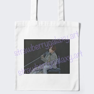 Jungkook Airplane pt 2 inspirierte Tasche, bts jk, bts fanart, Buntstift, Kpop, Geschenk, Kunst, ARMY, Tote Bag