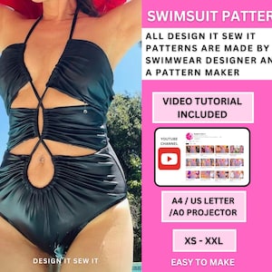 Swimsuit Pattern | Bikini Pattern | Swimwear Sewing Pattern | Rave Pattern | PDF Pattern