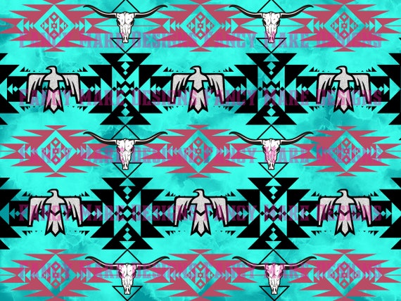Aztec Seamless Pattern PNG File - Etsy