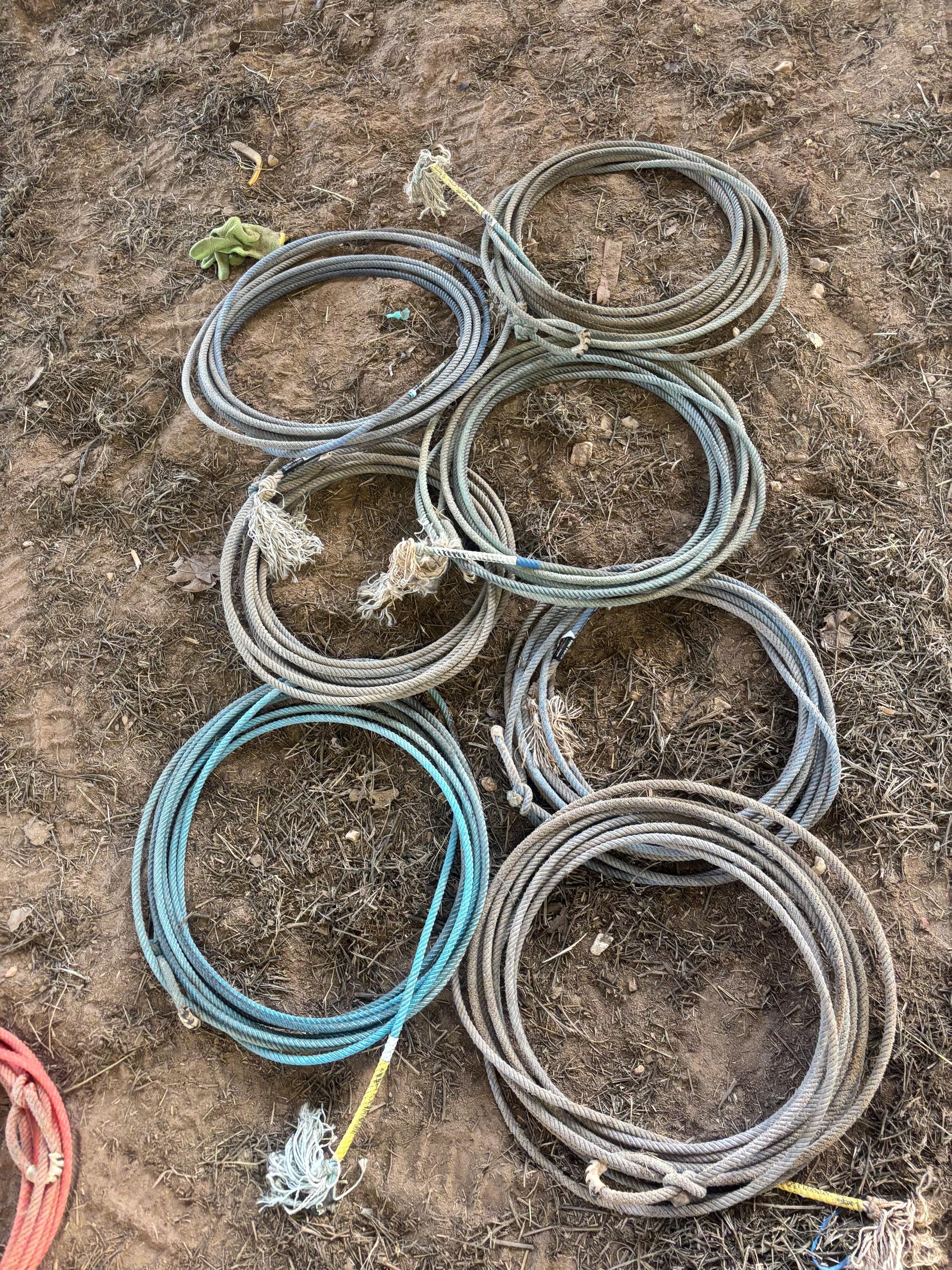 Used Ragger Rope Used Lariat Ropes (team Roping Head Ropes) - Etsy