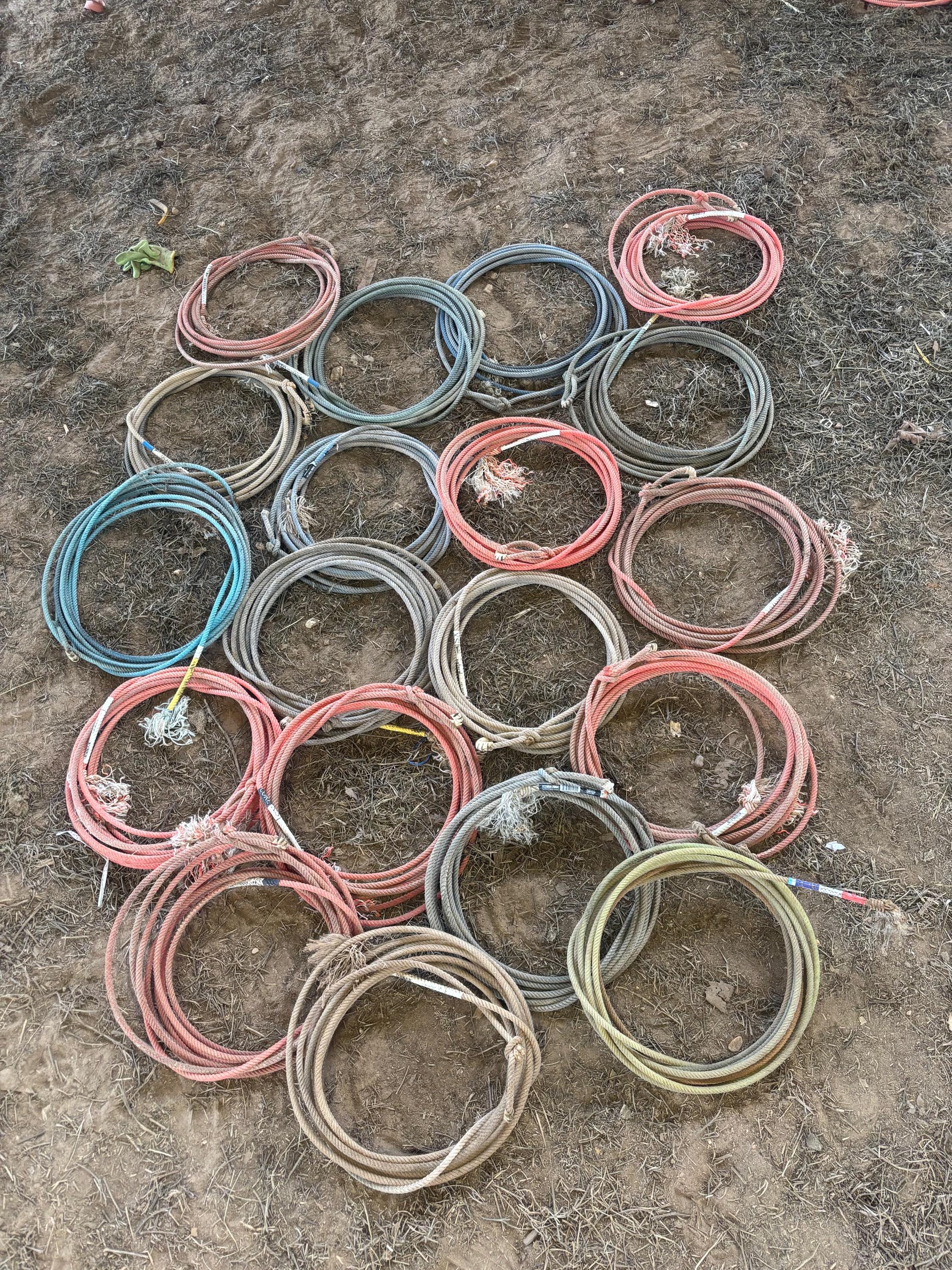 Used Lariat Ropes Used Lariat Ropes (team Roping Head Ropes) - Etsy