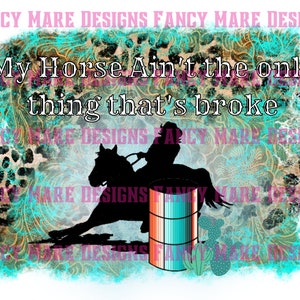 Barrel Racer PNG Design