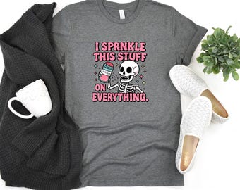 Funny Skeleton Sarcasm T-Shirt • Humorous Halloween Tee