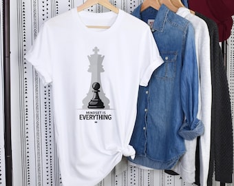 Mindset Is Everything T-Shirt | Motivational Graphic Tee | Growth Mindset Shirt | Positive Thinking Gift