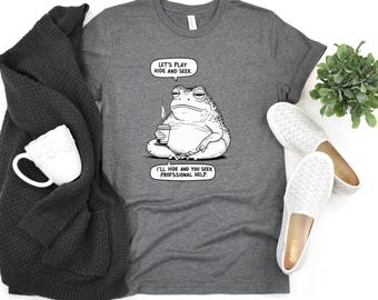 Funny Frog Graphic Tee • Sarcastic Coffee Lover Gift