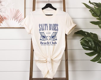 Salty Babes Beach Club T-Shirt | Coastal Summer Tee