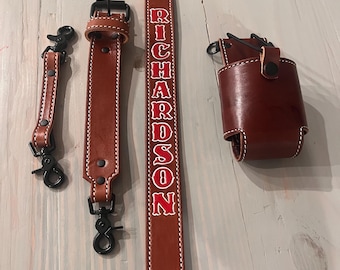 Radio strap and holder