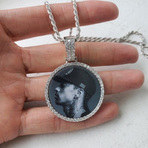 Customize 3D UV Photo Pendant