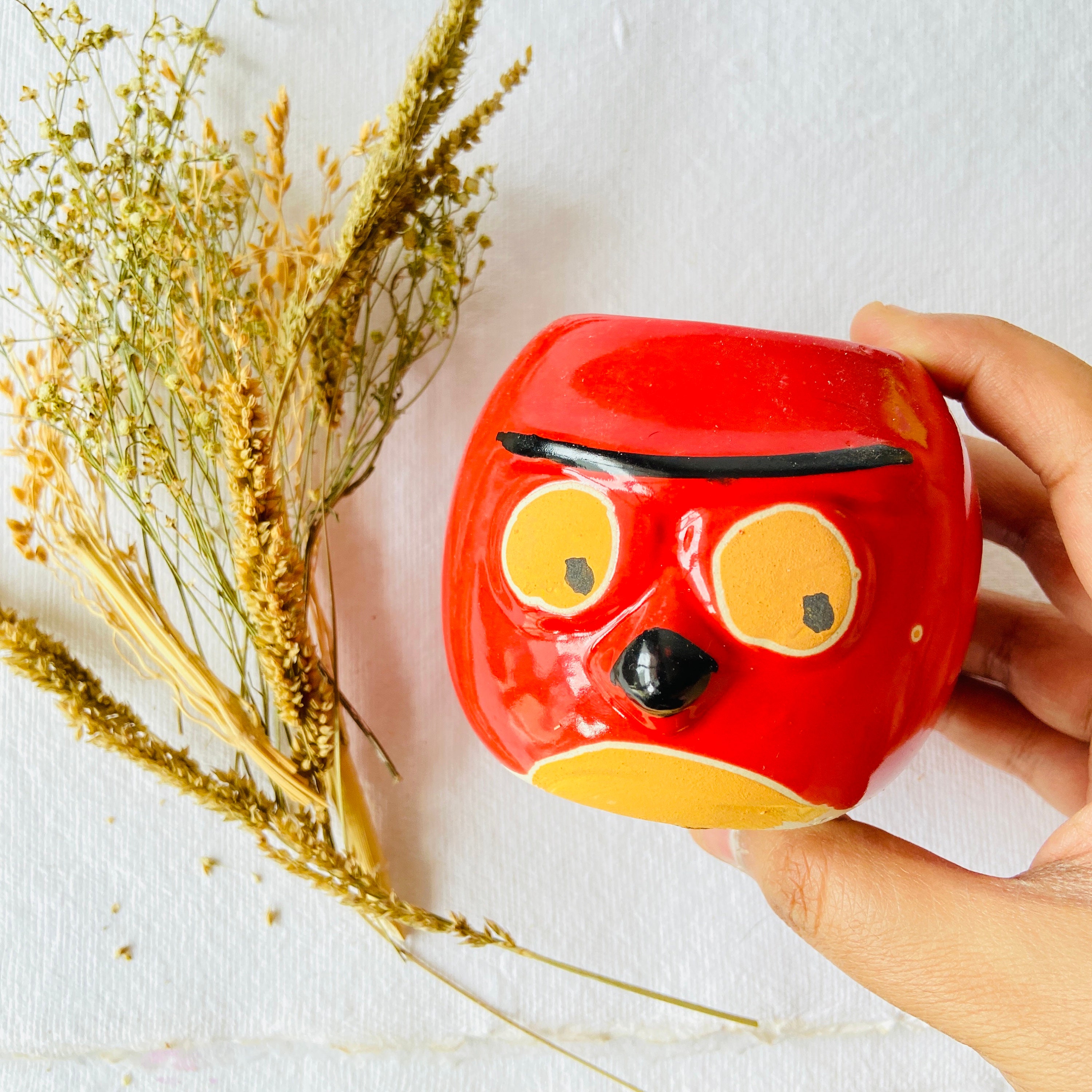 Angry Bird Planter- Succulent Planter/pot- Bird Pot- Mini Ceramic ...