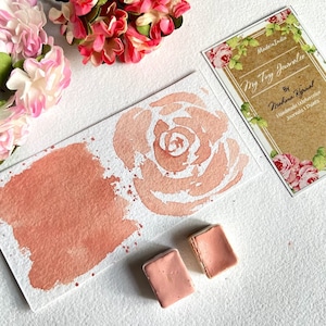 Ballet Skin Tone Watercolor – Creamy Handmade Half Pan Paint