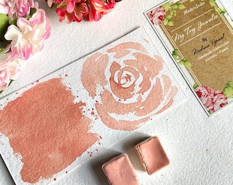 Ballet Skin Tone Watercolor – Creamy Handmade Half Pan Paint