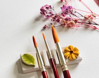 Handmade Ceramic Brush Rest – ceramic brush holder