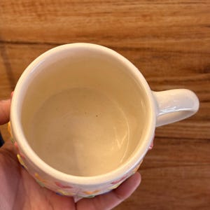 Tiny hearts 3D Handmade Ceramic Mug – 300ml Coffee Mug, Gifts for girlfriend, mommy gifts, kitchen finds image 16
