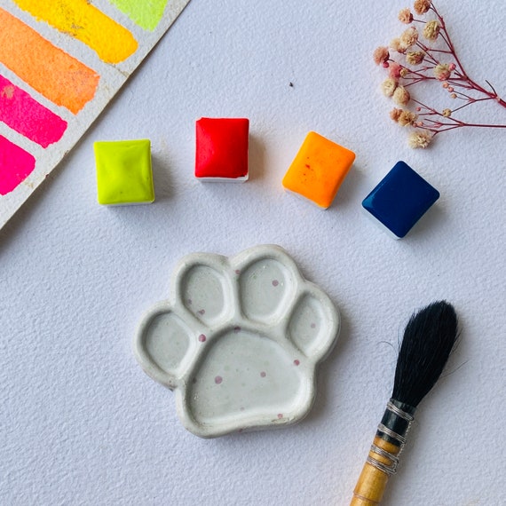 Paw Mixing Palette Mini Paint Palette 