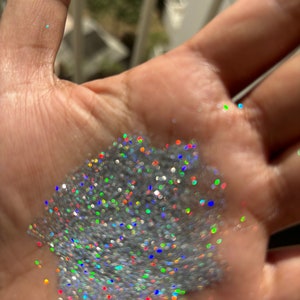 Holographic Handmade paint - Fairy paint - Holo Shimmer paint, chunky holographic  watercolor- artist gift - paints Made in India