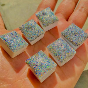 Holographic Handmade paint - mica paint - Holo Shimmer paint - Calligraphy Paint - rainbow  watercolor- artist gift, fairy dazzle paint