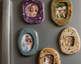 Ceramic Photo Frame Fridge magnet - Ceramic frame fridge magnet - Approx 9x 15 cm