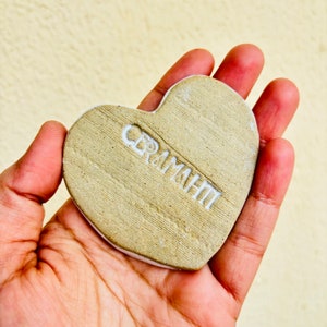 Heart Ceramic Palette Ceramic Paint Palette