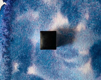 "Handgefertigte Aquarellfarben ""Thunder"" - Blau Lila ""Thunder"" - handgefertigte vegane Granulationsfarbe - Aquarellfarbe"