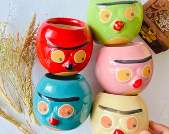 Angry Bird-plantenbak- sappige plantenbak/pot- vogelpot- mini keramische handgemaakte pot