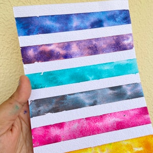 Acquerelli granulari Set di 8 cialde - "BONANZA" - Acquerelli granulari fatti a mano, Colori fatti a mano - Set di colori granulari, Set regalo d'arte