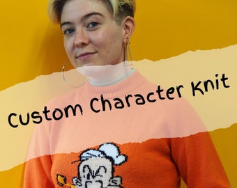 Custom Knitted Character Sweater Deposit *Please read item description*