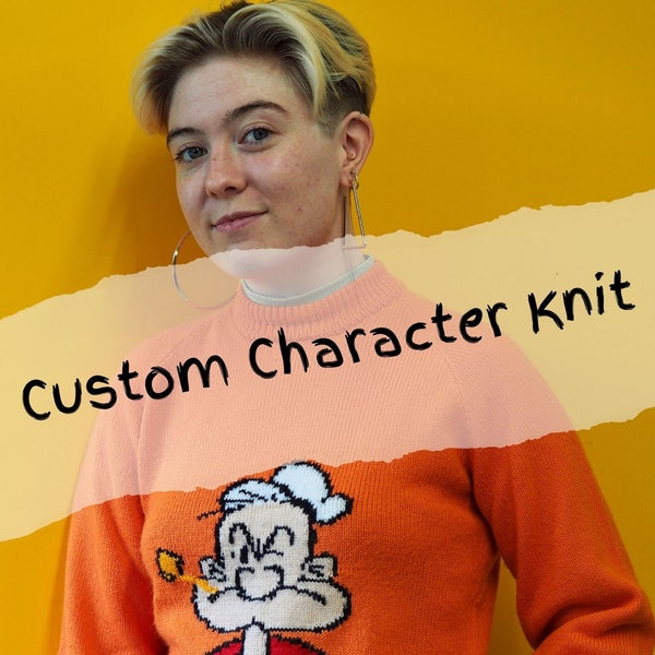 Custom Knitted Character Sweater Deposit *Please read item description*