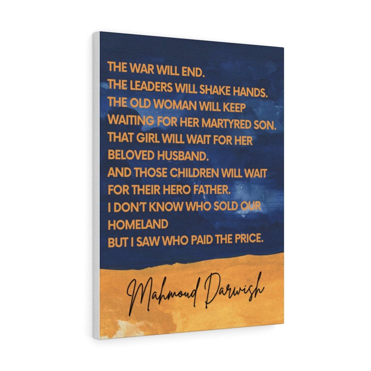 Mahmoud Darwish the War Will End Poem Digital Prints. 9