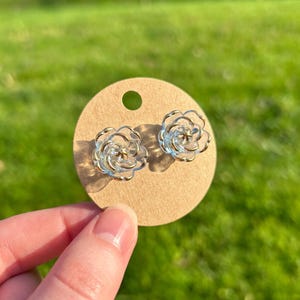 Zinnia Studs: Summer Garden Earrings