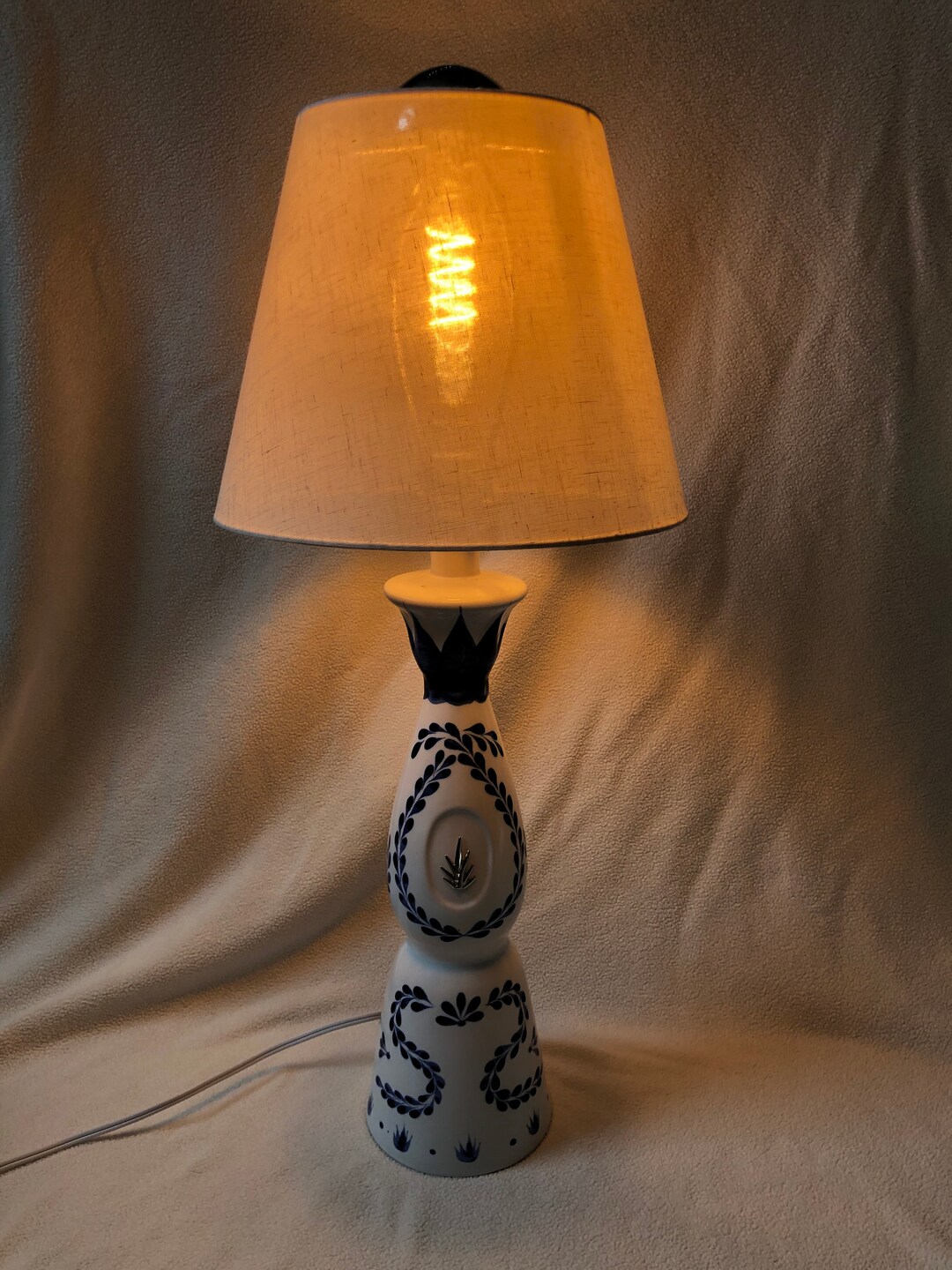 Clase Azul Reposado Tequila Lamp, 750ml Ceramic Decanter Etsy