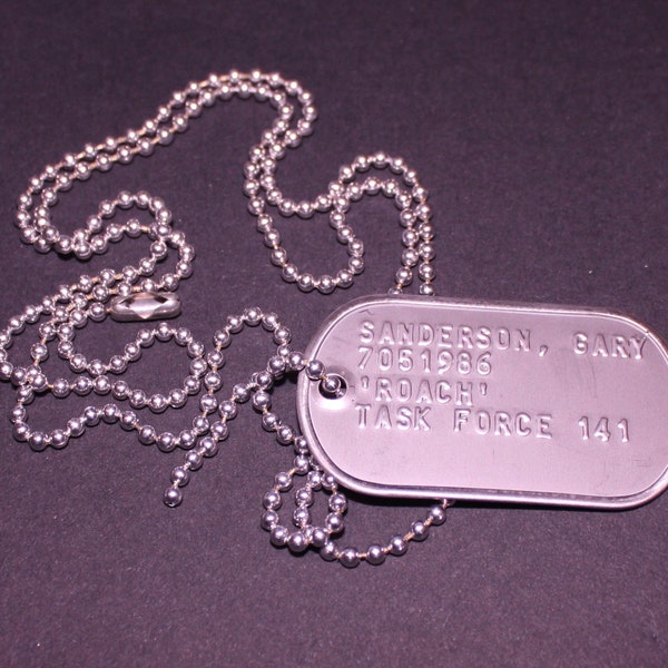 Call Of Duty Inspired Dog Tags