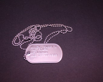 DC Character Dog Tags