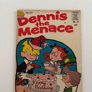 Dennis the Menace No. 55 Halden Fawcett,  Happy Birthday