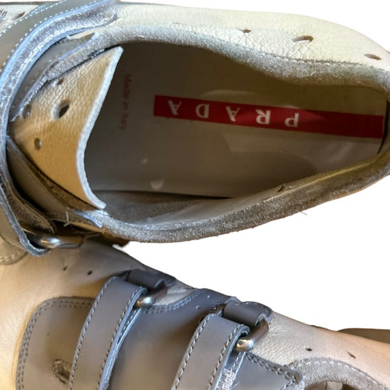 Vintage '90s Y2K Prada Velcro Trainers Sneakers B… - image 5