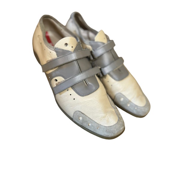 Vintage '90s Y2K Prada Velcro Trainers Sneakers B… - image 2
